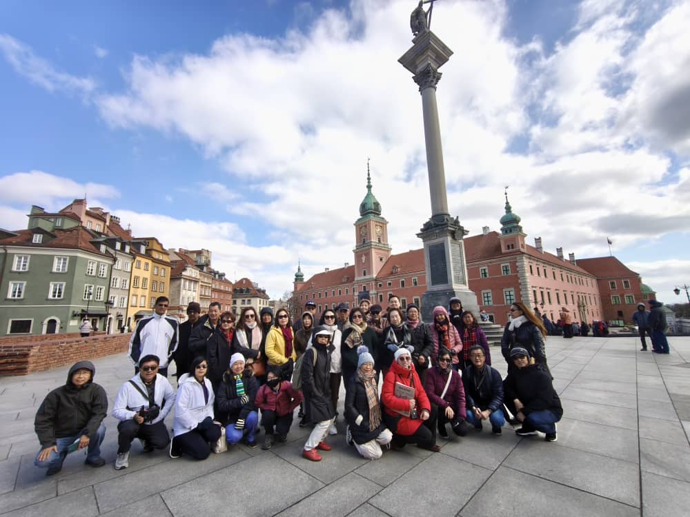sightseeing Warsaw